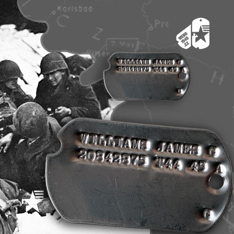 Ražba psích známek DOG TAGS 1944-1946